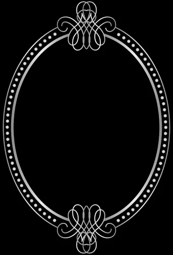 Рамка овальная